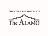 The logo for the Official Hotel of the Alamo.