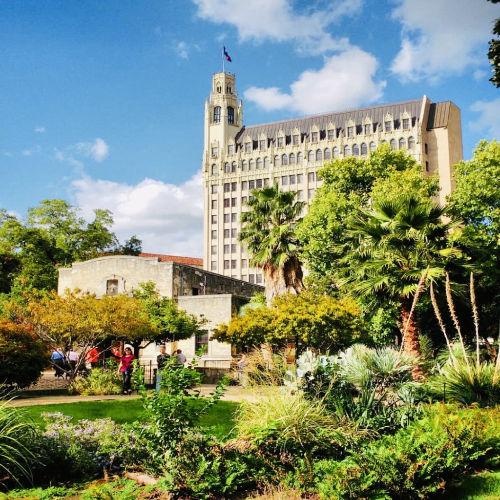 The Emily Morgan hotel next to the Alamo.