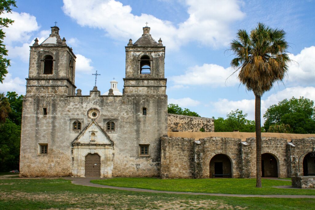A beautiful Spanish Mission in San Antonio, TX.