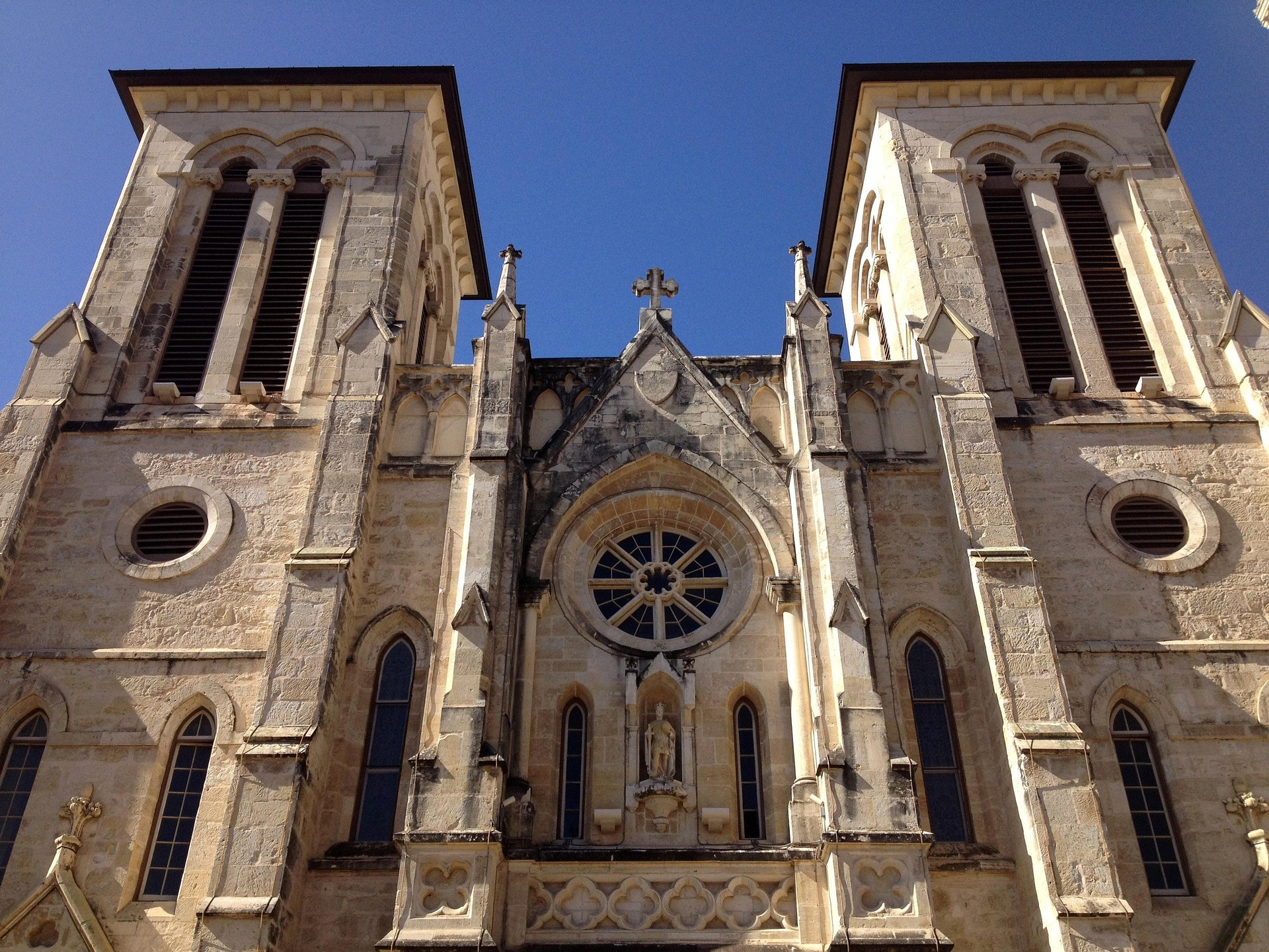Front of the San Fernando Cathedral in San Antonio