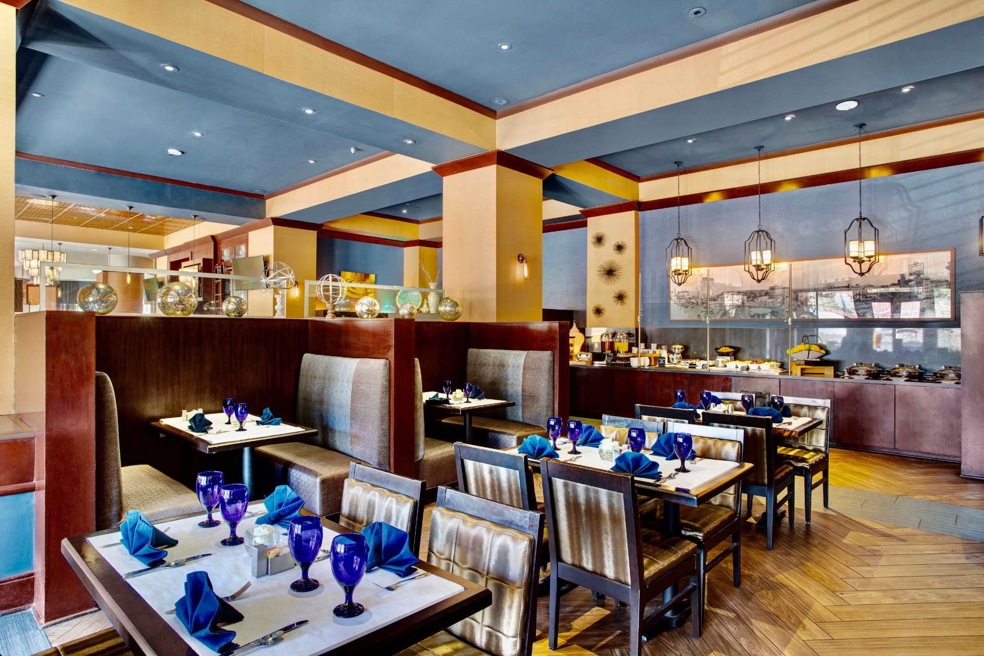 Oro Restaurant at The Emily Morgan Hotel.